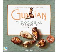Guyliian Original Seashells Belgian Chocolate Box, 250g | Premium Belgian Chocolate Pralines with Hazelnut Praliné Filling | Luxury Chocolate Gift for Christmas & Special Occasions