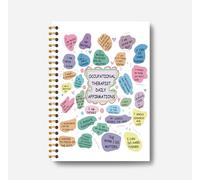 Guymn Occupational Therapist Gifts Notebook - Ot Gifts Spiral Notebook Journal 5.5×8.3, Positive Affirmations for Occupational Therapist, 164 Pages