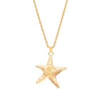 GUYOSWXNM Gold Starfish Necklace for Women Dainty Ocean SeaShell Pendant Necklaces Trendy Layered sea star Conch Pendant choker Summer Beach Jewelry for Women (vortex Starfish)