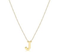 GUYOSWXNM Initial Letter Necklace 14K Real Gold Plated Letter A-Z Choker Gold Silver Dainty Initial Choker Name Necklace Jewelry for Woman Birthday Gift (Letter J)