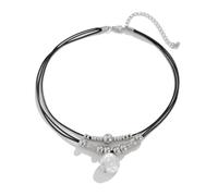 GUYOSWXNM Layered Western Necklace for Women Rural Cowboy Choker Heart Pendant Western Necklace Stacked Boho Cowgirl Clavicle chainMetal Bead Leather Clavicle chain Trendy Western Style Jewelry