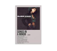 GUYREWGRUG Alicia Keys Poster for Room Bed Room Decor Canvas Wall Art Poster 24x36inch(60x90cm) Unframe-style