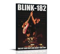 GUYREWGRUG Blink 182 Poster for Room Bed Room Decor Canvas Wall Art Poster 08x12inch(20x30cm) Frame-style