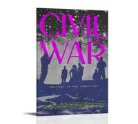 GUYREWGRUG Civil War Poster for Room Bed Room Decor Canvas Wall Art Poster 12x18inch(30x45cm) Frame-style