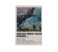 GUYREWGRUG Jurassic World Poster for Room Bed Room Decor Canvas Wall Art Poster 16x24inch(40x60cm) Unframe-style