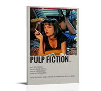 GUYREWGRUG Pulp Fiction Poster for Room Bed Room Decor Canvas Wall Art Poster 20x30inch(50x75cm) Frame-style