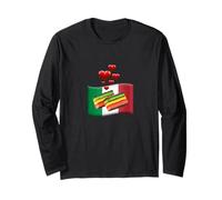 Guys Ladies Kids Rainbow Cookies Funny Italian Cookies Long Sleeve T-Shirt