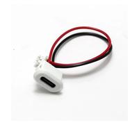 GUYTRM 1-10pcs USB Connector Female PH 2.0 Terminal 3A Current Fast Charging Jack Port Snap Groove Buckle lingli(White,10 Pcs)