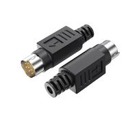 GUYTRM 2/5pcs DIY Soldering Cables Connector Terminal Circular 8 Pin Male Plastic Handle Adapter Socket lingli(2PCS)