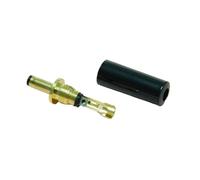 GUYTRM 2Pcs DC Power Male Plug 5.5 X 2.5mm 5.5 X 2.1mm 4.0 X 1.7mm 3.5x1.35mm Adapter Connector Gold Plated DC Plug Soldering Wire DIY lingli(5.5x2.5mm-2PCS)