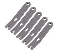 GUYTRM 5pcs Mini Crank Crowbars Stainless Steel Pocket Pry Bars Stainless Steel Keychain Charms Crow bar Stainless Steel Crowbar lingli