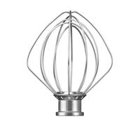 GUYTRM 6-Wire Whip Stainless Steel Egg Cream Beater Cakes Mayonnaise Whisk K45WW Mixer Upgrade Accessory lingli