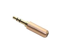 GUYTRM Copper 3/4 Pole 3.5MM Plug Male Headphone Jack with Clip 3.5MM Stereo Audio Connector 4mm Cable Adapter lingli(3 Sections Orange,10PCS)