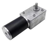 GUYU Gear Motor 1.5-300rpm 200Kgf.cm 200KG Load 5882-50ZY 12V 24V DC Worm High Torque Low Speed YUGU(30rpm-black)