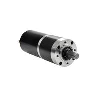 GUYU Gear Motor 100kgf.cm 36mm 3650 BLDC Planetary Low RPM Brushless Dc Reduction High Torque All Metal Gearbox 12V 24V Noise YUGU(85RPM-24V WITH BRACKET)