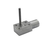 GUYU Gear Motor High Torque Silent 6V 12V 24V DC Worm Geared 6mm*150mm Lead Screw Shaft Self-Lock YUGU(6V,23 RPM)