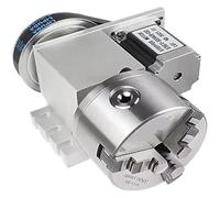 GUYU Three-jaw Chuck CNC Dividing Head Fourth 4th A Axis with 3 jaw Chuck k11-80m & MT2 65mm + Driver Router Milling Kit for Lathe YUGU