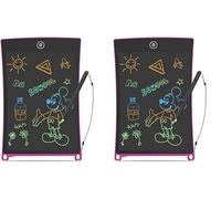 GUYUCOM Gifts for Girls Toys for 2 3 4 5 6 Year Old Boys and Girls, 8.5 inch Drawing Board Erasable Doodle Board with Lock, Birthday (Pink) (Pack of 2)