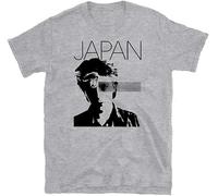GUYUNTI Men's Japan T-Shirt, David SYLVIAN, ULTRAVOX, Heaven 17 Yazo Human League T-Shirt Grey XL