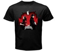 GUYUNTI The White Stripes *Get Behind Me Satan Men's Black T Shirt T-Shirt Black L