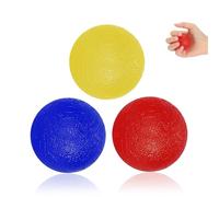 GUZHAIREN 3 Pcs Gel Hand Balls, Hand Therapy Squeeze Exercise Stress Balls,Hand Exercise Ball Finger Wrist for Arthritis Hand, Finger, Grip Strengthen and Stress Relief