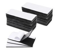 GUZHAIREN 60 Pack 30 Pairs Hook and Loop Strip Tape, 1.2" x 4" Self Adhesive Sticky Back Double Sided Tape Heavy Duty Strong Reusable Wall Fastener Tape