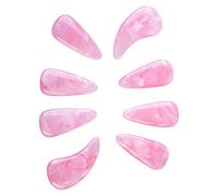 Guzheng Nail Picks, Smoothly Appearance 8Pcs Easy To Clean Fine Workmanship Non Deformable Elastic Guzheng Finger Picks for Replacement (Peach Color)