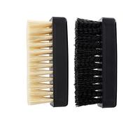 GUZI 2Pcs Professional Cleaning Shoe Brush Plastic Soft Brush Hard Brush Household Cleaning Set Shoe Care Leather Care Shoe Brushes for Cleaning
