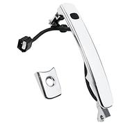 GUZIKO 80640CZ31B Exterior Chrome Door Handle Fit for Nissan Rogue 2010-2013 Replaces 80640-CZ31A 80645-CA000, Front Left Driver Side Smart Entry Keyless Chrome Door Handle