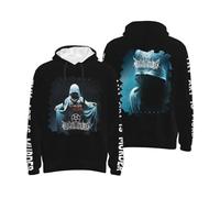 GUZNILNOA Men's Murder Band Thy Art All-over Print Hoodie Trendy And Personalized Sweatshirt Travel And Sports Hoodies Multicolor 3XL