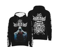 GUZNILNOA Men's Murder Band Thy Art All-over Print Hoodie Trendy And Personalized Sweatshirt Travel And Sports Hoodies Multicolor L
