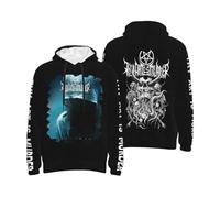 GUZNILNOA Men's Murder Band Thy Art All-over Print Hoodie Trendy And Personalized Sweatshirt Travel And Sports Hoodies Multicolor 3XL