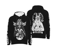 GUZNILNOA Men's Murder Band Thy Art All-over Print Hoodie Trendy And Personalized Sweatshirt Travel And Sports Hoodies Multicolor L