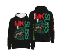 GUZNILNOA Men's Subs Punk Rock Band UK All-over Print Hoodie Trendy And Personalized Sweatshirt Travel And Sports Hoodies Multicolor XXL