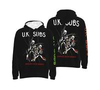 GUZNILNOA Men's Subs Punk Rock Band UK All-over Print Hoodie Trendy And Personalized Sweatshirt Travel And Sports Hoodies Multicolor M
