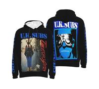 GUZNILNOA Men's Subs Punk Rock Band UK All-over Print Hoodie Trendy And Personalized Sweatshirt Travel And Sports Hoodies Multicolor 4XL