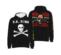 GUZNILNOA Men's Subs Punk Rock Band UK All-over Print Hoodie Trendy And Personalized Sweatshirt Travel And Sports Hoodies Multicolor S