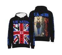GUZNILNOA Men's Subs Punk Rock Band UK All-over Print Hoodie Trendy And Personalized Sweatshirt Travel And Sports Hoodies Multicolor 4XL