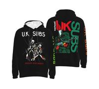GUZNILNOA Men's Subs Punk Rock Band UK All-over Print Hoodie Trendy And Personalized Sweatshirt Travel And Sports Hoodies Multicolor L