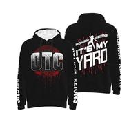 GUZNILNOA Men's The Table Head Reigns Roman All-over Print Hoodie Trendy And Personalized Sweatshirt Travel And Sports Hoodies Multicolor 3XL