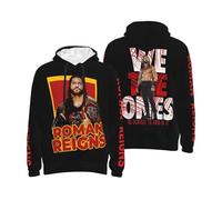 GUZNILNOA Men's The Table Head Reigns Roman All-over Print Hoodie Trendy And Personalized Sweatshirt Travel And Sports Hoodies Multicolor L