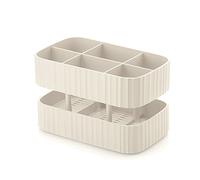 Guzzini 178200156 Drain&Safe Cutlery Basket, Stainless Steel, White