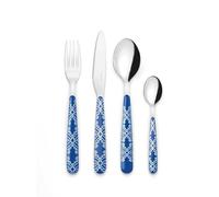 Guzzini 28195076 Cutlery Set, Stainless Steel, Blue