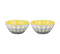 Guzzini 8008392300991 LE MURRINE Bowl, Acrylic, 300 milliliters, Grigio/Giallo