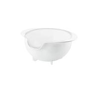 Guzzini, All-In Easy Pouring Colander, 29,5 x 25,5 x h12,5 cm, White