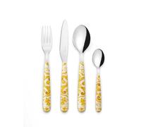 Guzzini 281945151 Cutlery Set, Stainless Steel, Amber