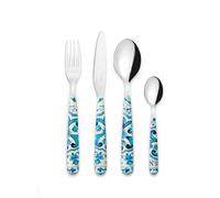 Guzzini 28194576 Cutlery Set, Stainless Steel, Mediterranean Blue
