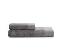 Guzzini Botanical - Bath Towel and Bidet Set OekoTex Certified Cotton and Soft and Smooth Natural Fibres, Bath Towel 60 x 110 cm and Guest Towel 40 x 60 cm, Absorbent, Washable and Durable