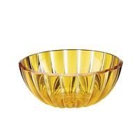 Guzzini Bowl Salad Bowl Container XL 30 cm Round Turtleneck 296903151 Transparent Yellow Organic Plastic 4900cc Dishwasher