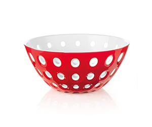Guzzini Bowls, Red/White/Transparent red, One Size